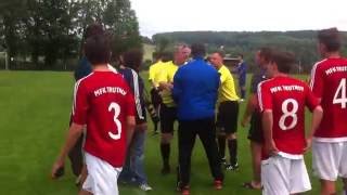 Incident  trenéři amp hlavní rozhodčí MFK Trutnov v Jiřetíně 1262016 [upl. by Aneelad]