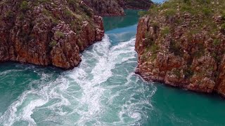 The WILDEST boating scene youll ever see Horizontal Falls  The Kimberley WA [upl. by Leatrice884]