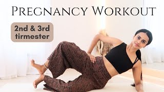 Full Body Pregnancy Workout  Fit Pregnant Body  Safe for 2nd amp 3rd Trimesters [upl. by Weaks282]