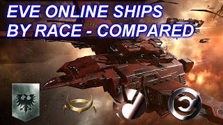 Eve Online Guide  the Five Playable Races Ship Lines  What’s the Difference [upl. by Klinger]