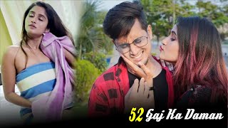 Cute Love Story  52 Gaj Ka Daman  Renuka Pawar  Latest Haryanvi Song  2021  Ft Misti [upl. by Yleak]