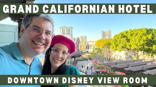 Disneys Grand Californian Hotel  Downtown Disney View Room Tour [upl. by Aima17]