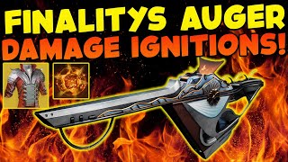 Ignition Turret Finalitys Auger Sanguine Alchemy COMBUSTION  Destiny 2 Heresy TFS [upl. by Keithley]