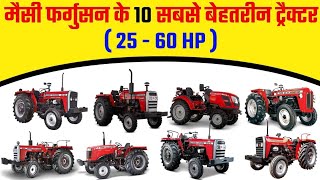 Top 10 Massey Ferguson Tractors in India 2022  Specifications amp Price  Massey Ferguson Tractors [upl. by Araiek]