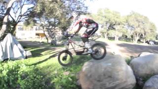 2013 OSET Electric Trials Bike Test [upl. by Larrie]