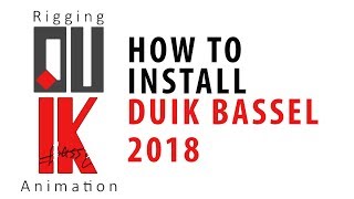 How to Install Duik Bassel New Version 2018 [upl. by Anwahsiek]