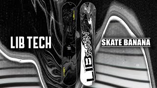 SKATE BANANA  2020  2021 LIB TECH SNOWBOARD [upl. by Kohcztiy]