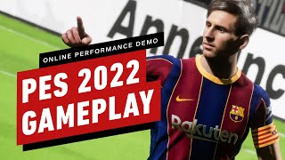 PES 2022 Online Performance Test Demo Gameplay [upl. by Annim503]