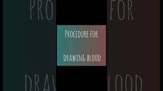 💉Blood sample collection procedure🩸shorts youtubeshorts medical [upl. by Karolyn]