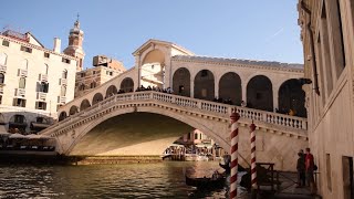 Rialto Bridge Venice  Italy [upl. by Lazare]