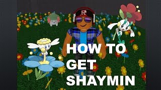 Pokémon Brick Bronze How to get Shaymin  Fly Shaymin [upl. by Eyahs]