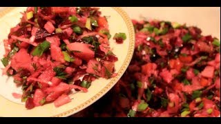 ВИНЕГРЕТ Классический из СССР Очень Вкусно Просто и Полезно  PANCAR SALATASI VINEGRET [upl. by Bobbye]