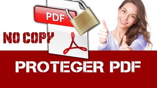 🔥 Como PROTEGER archivo PDF contra COPIA 🔀 sin instalar programas 2021 ✅ [upl. by Rus954]