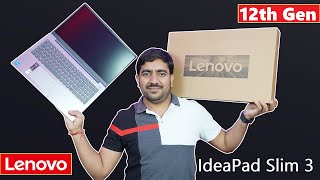 Lenovo IdeaPad Slim 3 Intel Core i3 12th Gen⚡  Best Thin amp Light Laptop🤔 Unboxing amp Review🔥 [upl. by Iuqcaj703]