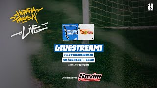 RELIVE 1 FC Union vs Hertha BSC  VIERTELFINALE Berliner Landespokal [upl. by Ahsiyk]