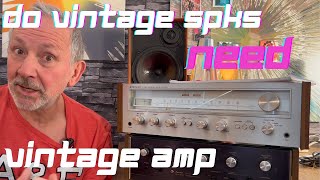 Are vintage speakers best with vintage amp [upl. by Sergio]