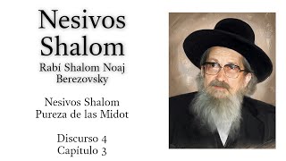 Nesivos Shalom  Pureza de las Midot  Discurso 4 Capítulo 3 [upl. by Fredrika]