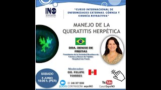 Manejo de queratitis herpética Dra Denisse de Freitas [upl. by Hibbert441]