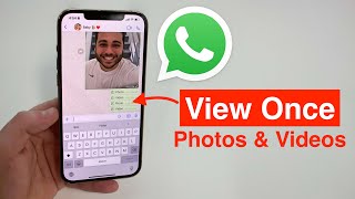 How To Send DISAPPEARING Photos amp Videos on WhatsApp View Once [upl. by Arym]