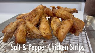 Flavorful Salt Pepper Chicken Strips [upl. by Byran]