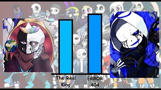 King Multiverse VS Sans AUs Power Levels [upl. by Aettam]