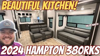 Beautiful Rear Kitchen Destination RV 2024 Hampton 380RKS [upl. by Eikcin]