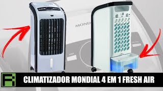 Climatizador Mondial 4 em 1 Fresh Air  Presta É Bom Vale a pena Unboxing  testes  análise [upl. by Erret]