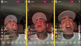 6IX9INE Gives His Best Impression Of A Trippie Redd Song [upl. by Aivital]