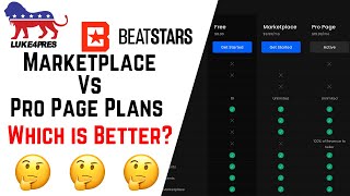 Beatstars Marketplace Vs Pro Page  Which Plan Is Right For You 2021 [upl. by Eedia]