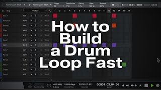 How to Build a Drum Loop in Studio One [upl. by Ahsitak]