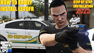 How To Install LSPDFR 049  Become A Police Officer  2023  gta5lspdfr lspdfrtutorials lspdfr [upl. by Gayleen]