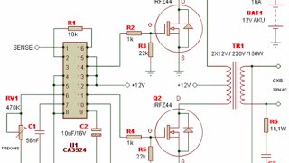 sg3524sg3524 icinverter sg3524sg3524 inverter circuit [upl. by Ahseetal]