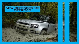 How good is the new Land Rover Defender 90 offroad P300 SE off review  Inside Lane [upl. by Rubliw]