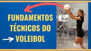 Fundamentos TÉCNICOS do VOLEIBOL Aprenda a Jogar Vôlei [upl. by Ahsikit]