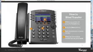 Transferring Calls Desk Phone and App  RingCentral Tutorial [upl. by Benenson]