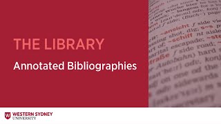 Annotated Bibliographies What they are and how to prepare one [upl. by Bocyaj]