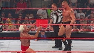 Brock Lesnar vs Ric Flair Raw July 1 2002 [upl. by Busch]