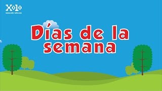 Días de la semana para niños en español  Videos Aprende [upl. by Larrej]