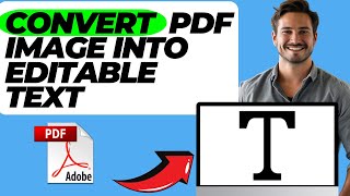 How To Convert Scanned PDF Image Into Editable Text In 1 Minute [upl. by Ulani]