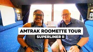 Amtrak Superliner Roomette Tour [upl. by Arfihs]