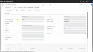 How to undo unship a purchase return order shipment in Business Central  Garage Hive [upl. by Dygal]