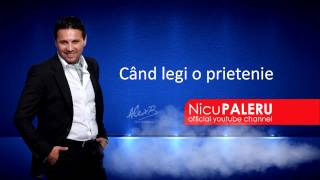 Nicu Paleru  Cand legi o prietenie Album nou 2014 [upl. by Higbee]