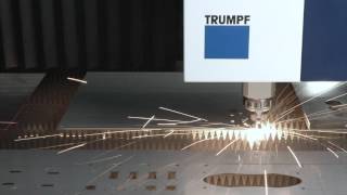 TRUMPF laser cutting TruLaser 3060 fiber  Flexible standard machine [upl. by Linneman308]