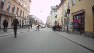 Cyklister som kör mot rött i Stockholm [upl. by Elades138]