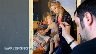 Botticelli  Madonna with the Book  Art Reproduction Oil Painting [upl. by Alwyn]