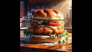 How to make Fish Burger at Home [upl. by Balf992]