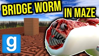 BRIDGE WORM IN MAZE Garrys Mod Sandbox [upl. by Tarsus958]