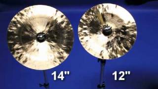 Wuhan 12quot amp 14quot China Cymbals Franklin Mott drums [upl. by Eneles]