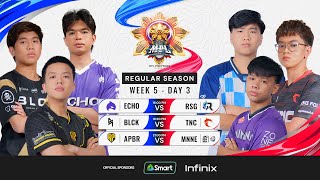 🔴LIVE  MPL PH S13  FILIPINOWeek 5 Day 3 [upl. by Ymrots495]