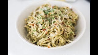 LOW CARB EDAMAME SPAGHETTI RECIPE  IIFYM KETO [upl. by Kramer]